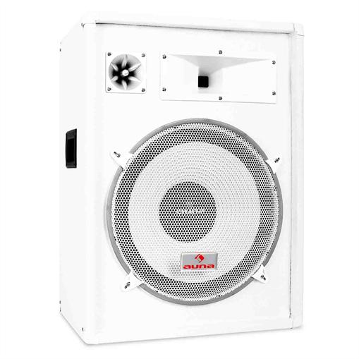 Foto Altavoz Auna PW-1522 DJ PA 3 vías. 15 pulgadas 800 w. Blanco