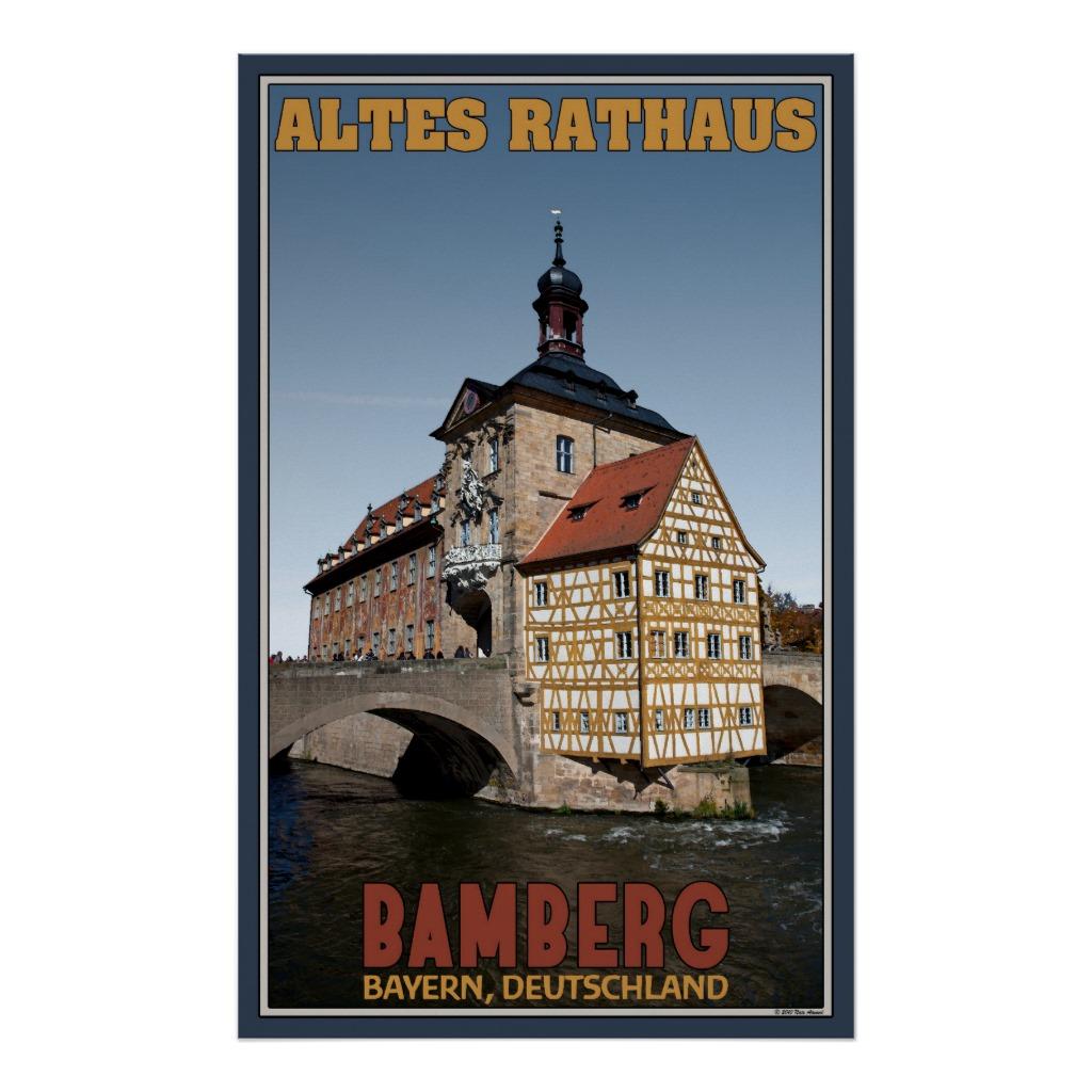 Foto Altes Rathaus - ayuntamiento viejo Poster