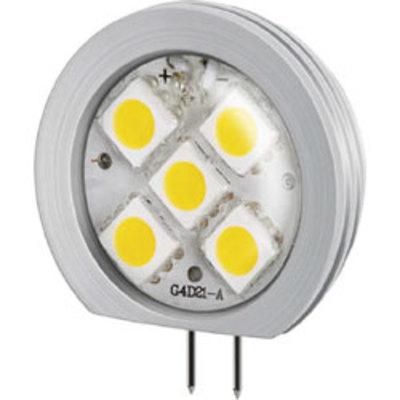 Foto Aluminio lámpara H.Q. SMD LED G4 base lateral 18Vacdc 2W 10-