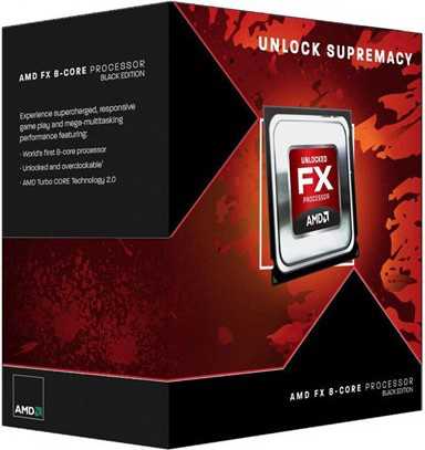 Foto Amd Fx-8150 8 Core 3,6/4,2ghz 8mb Black Edition Box Socket Am3+