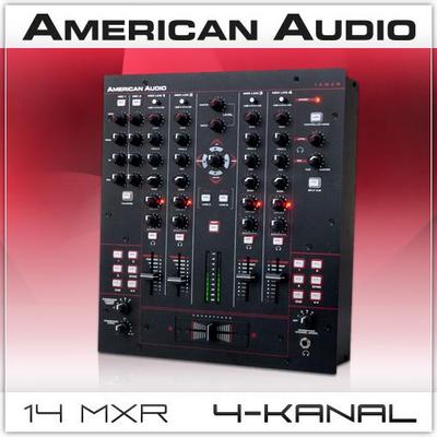 Foto American Audio 14 Mxr Mesa Mezclas Dj 4 Canales Usb Midi Mixer Estudio Audio
