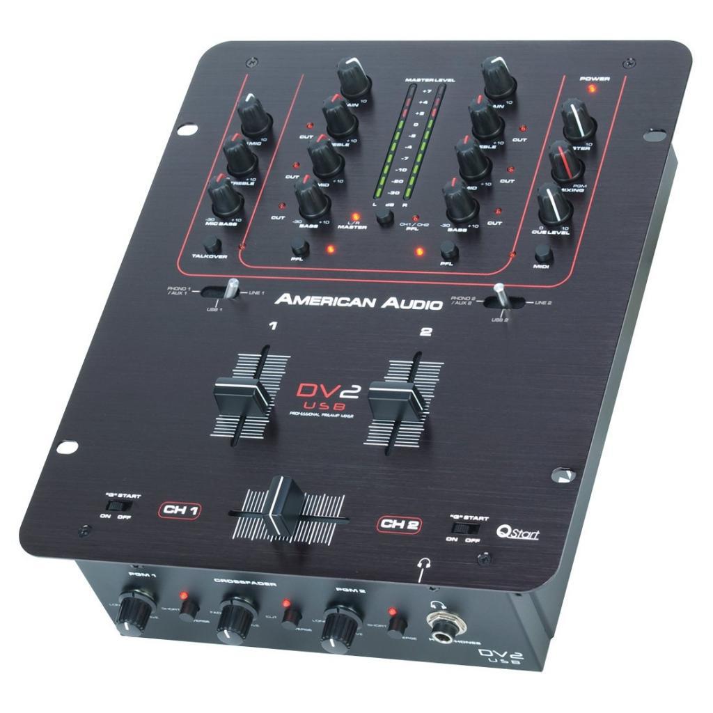 Foto AMERICAN AUDIO DV2 USB Table Of Mixes 2 Channel