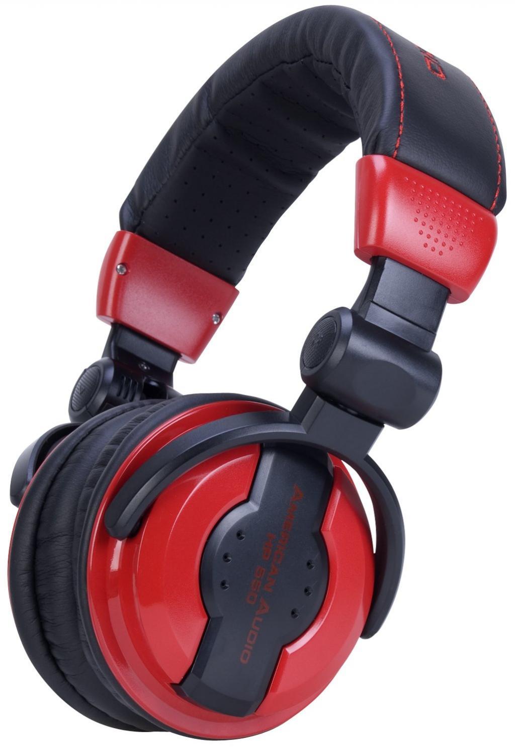 Foto AMERICAN AUDIO HP-550 LAVA Headphones Dj Red Professionals