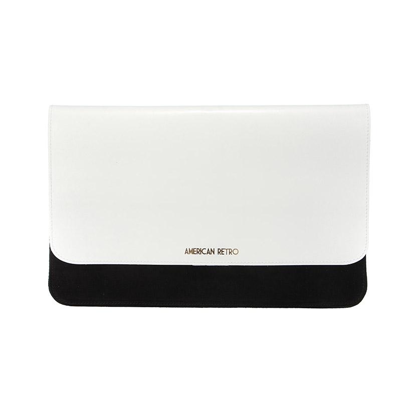 Foto American Retro Bolso de piel - qjescl jessica clutch bag - Negro