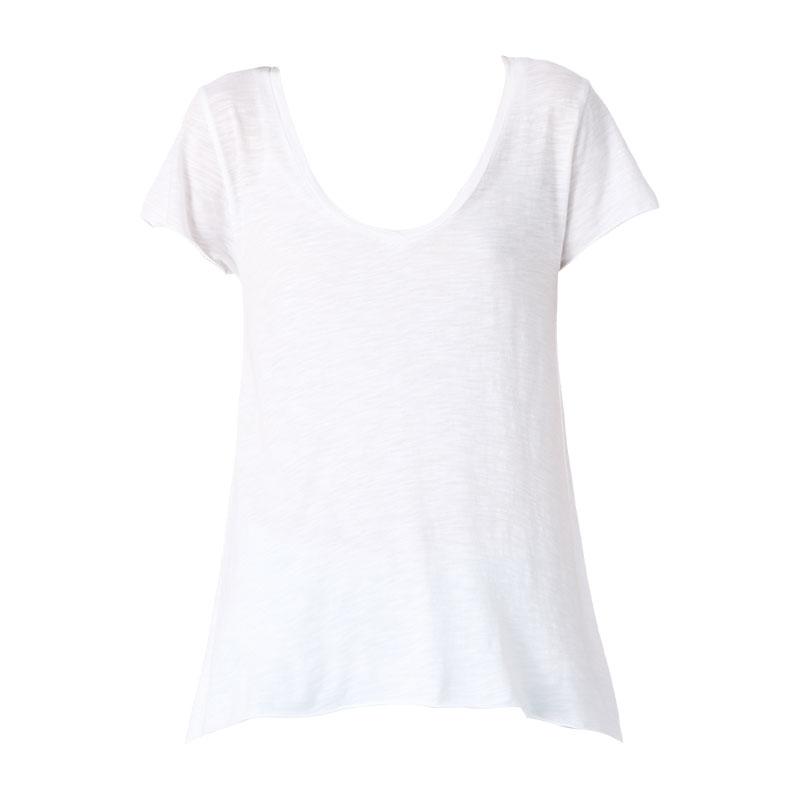 Foto American vintage Camiseta de mangas cortas - jac51 - Blanco / Crudo