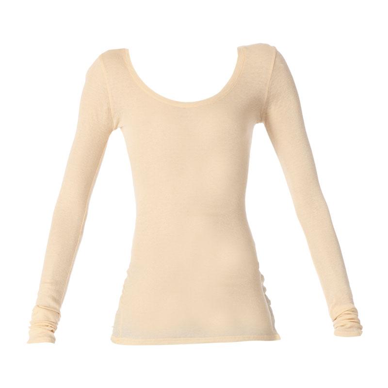 Foto American vintage Camiseta de mangas largas - mas04 - Rosa