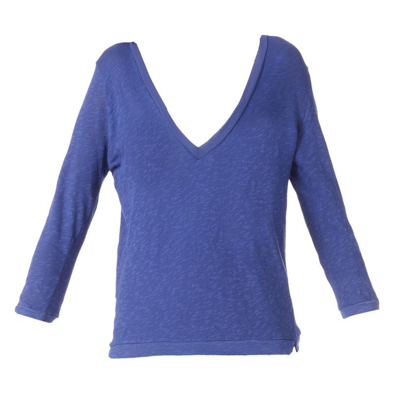 Foto American vintage Top de mangas largas - bak73 - Azul / Marina de gu...