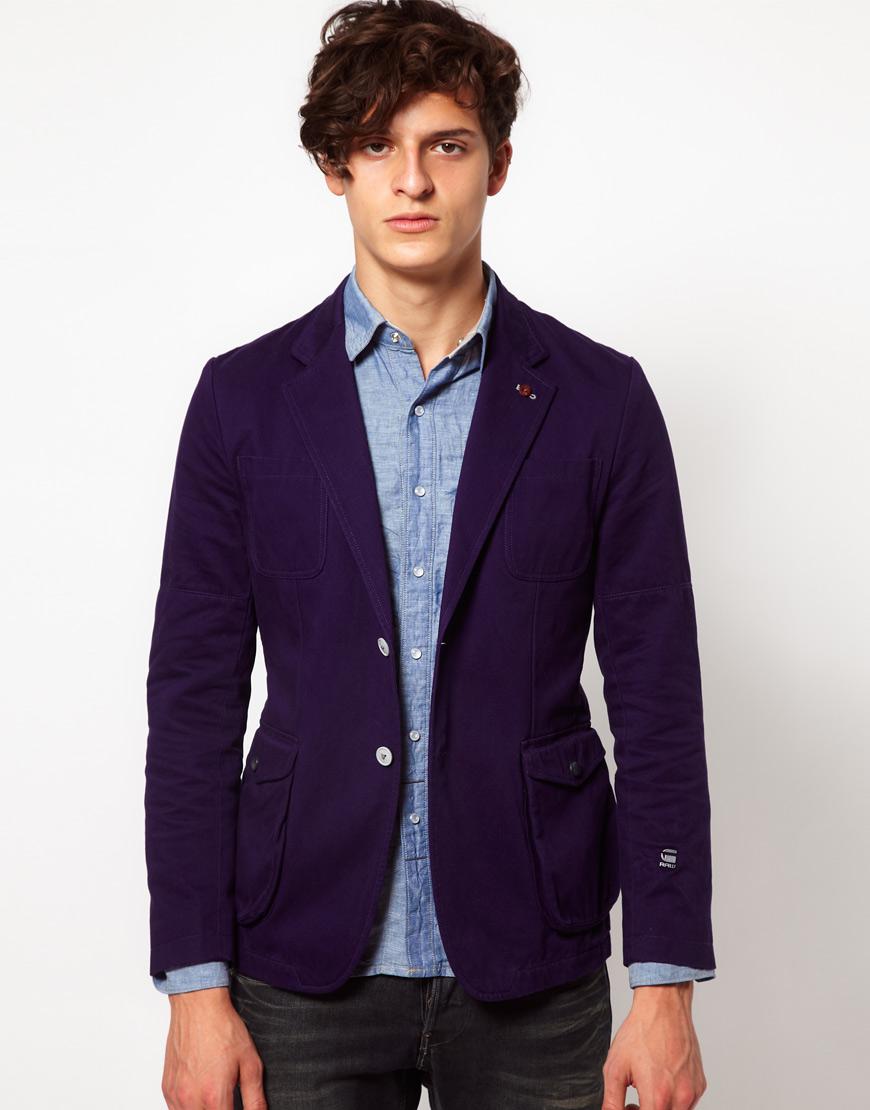 Foto Americana de G-Star Correct Line Azul