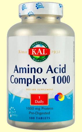 Foto Amino Acid Complex - Laboratorios KAL - 100 comprimidos
