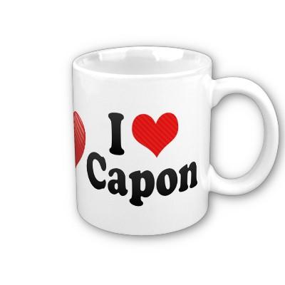 Foto Amo el capón Taza De Café