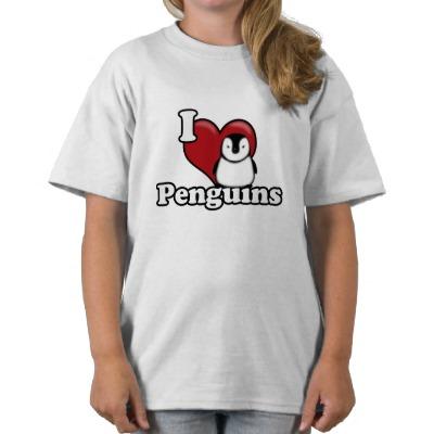 Foto Amo pingüinos T-shirt