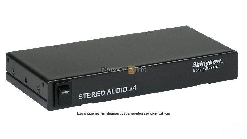 Foto Amplificador Audio 1x4 RCA