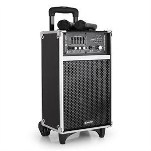 Foto Amplificador Autonomo De Sonido Activo Skytec Pa-80 Usb Sd Mp3 Microfonovhf