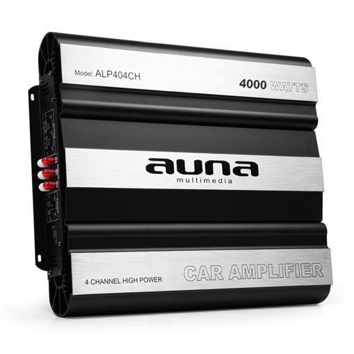 Foto Amplificador coche AUNA 4000 W de 4 canales tecnología MOSFE
