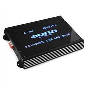 Foto Amplificador coche Auna W2-AC600 6 canales LED. 6000W