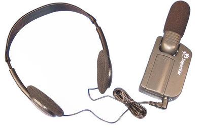 Foto Amplificador sonido micro + casco aparato auditivo hap88 mej