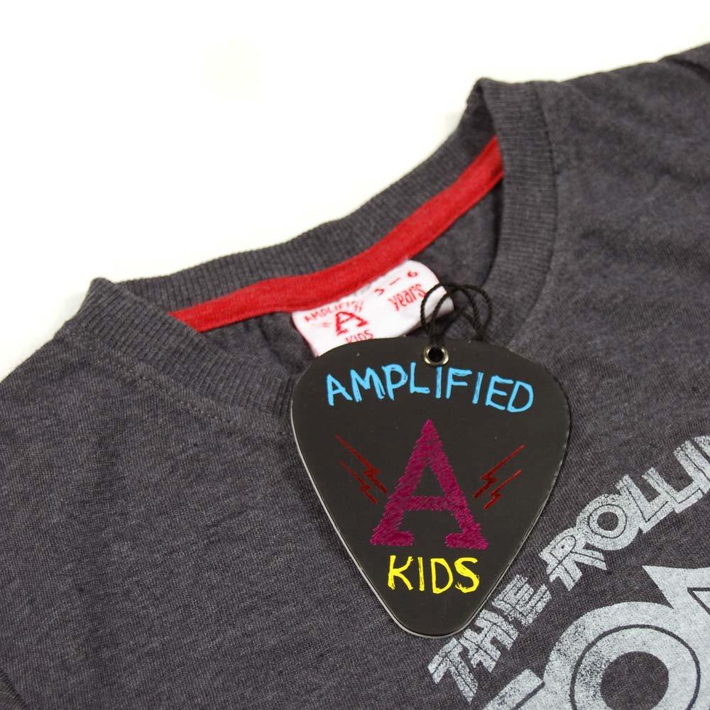 Foto Amplified Childrens Rolling Stones Tour T Shirt Charcoal