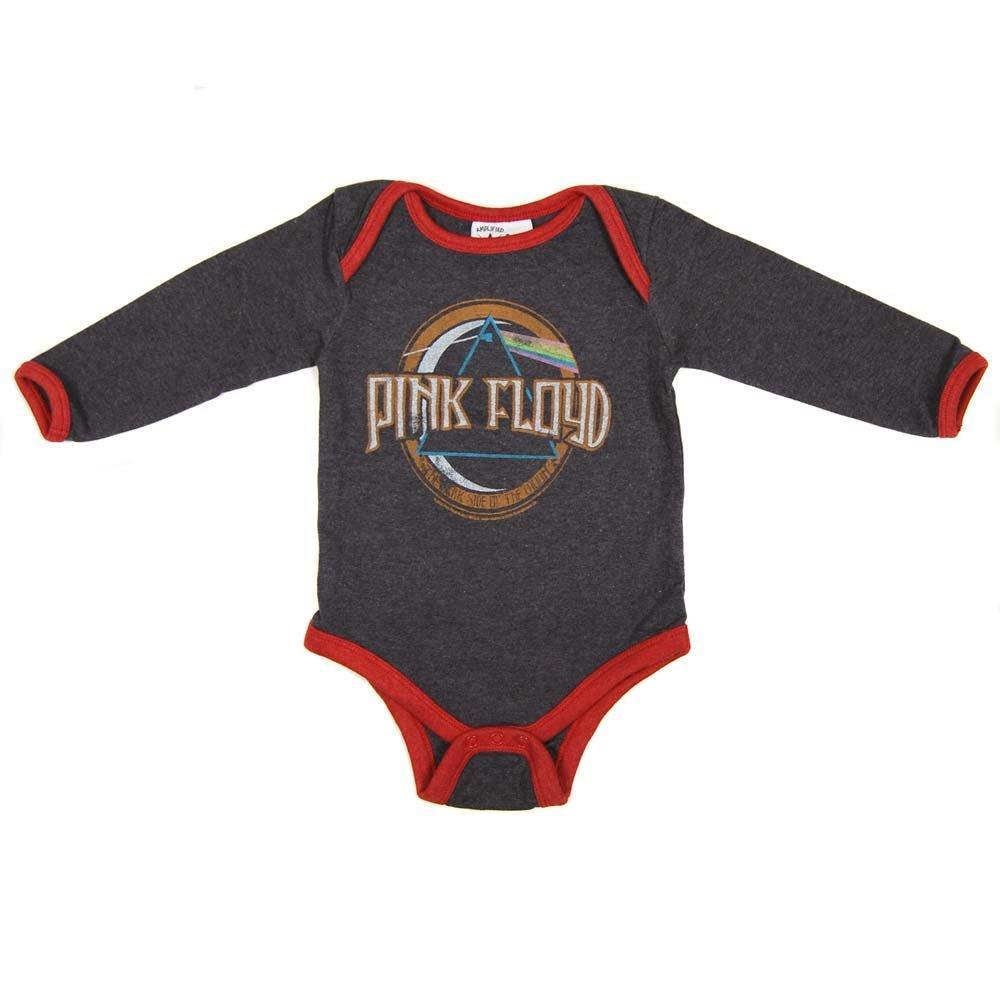 Foto Amplified Pink Floyd On The Run Babygrow Charcoal