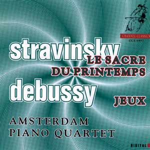 Foto Amsterdam Piano Quartet: Le Sacre Du Printemps/Jeux CD