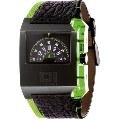 Foto AN07G04 01 THE ONE Mens Turning Disc Black-Green Watch