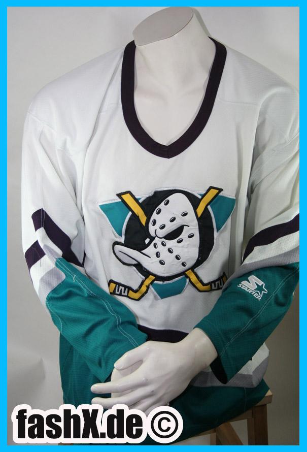 Foto Anaheim Mighty Ducks camiseta Campri NHL Jersey talla adulto XL blanco