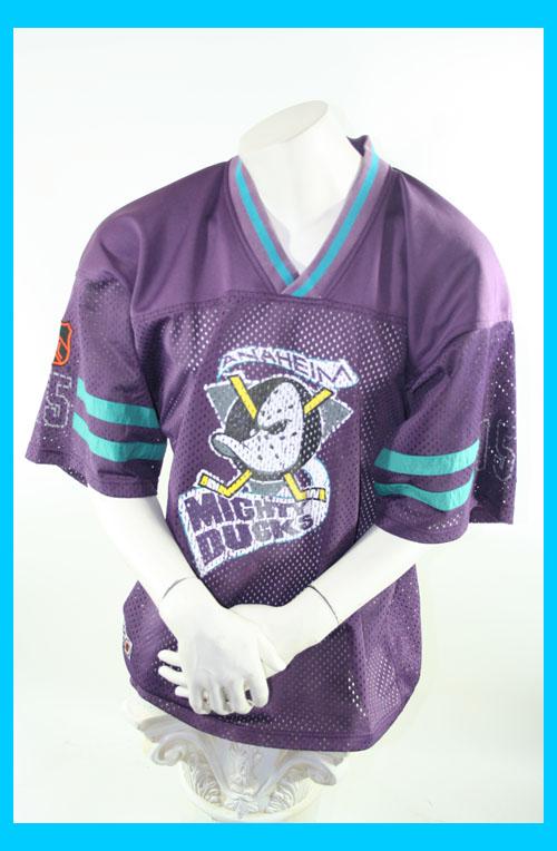 Foto Anaheim Mighty Ducks Trikot Campri NHL Jersey Größe L Large