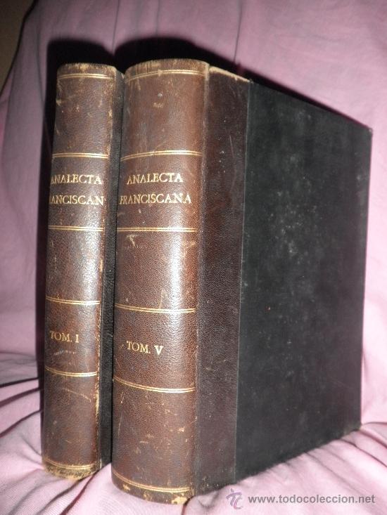 Foto analecta franciscana sive chronica aliaque varia documenta año