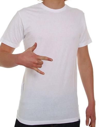 Foto Analog 3 Pack Crew Camisas - Blanco