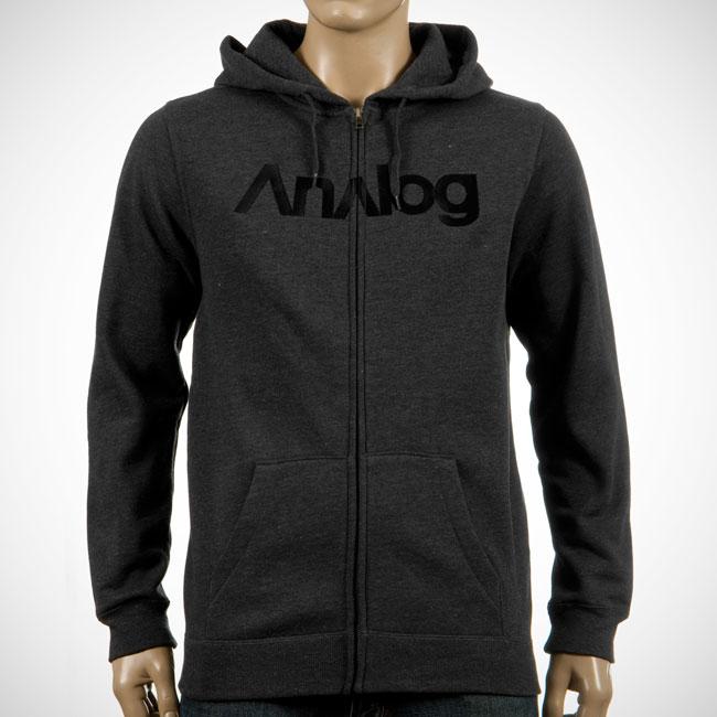 Foto Analog Analogo Zip Hood Charcoal Heather