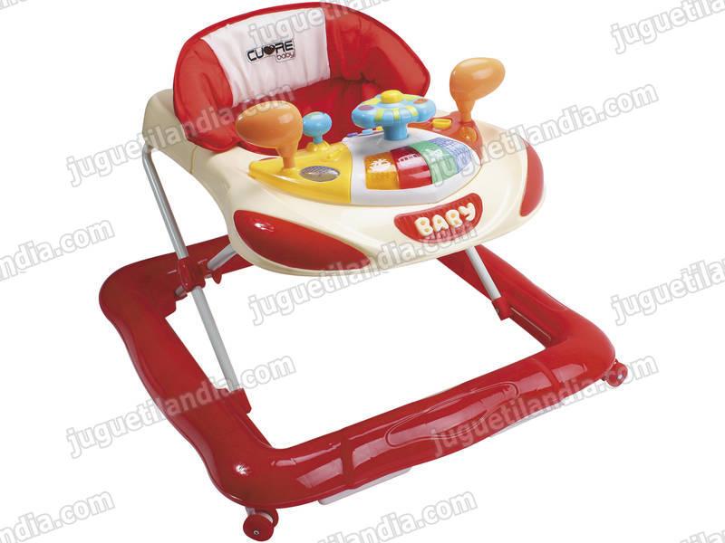 Foto Andador rojo actividades bebe