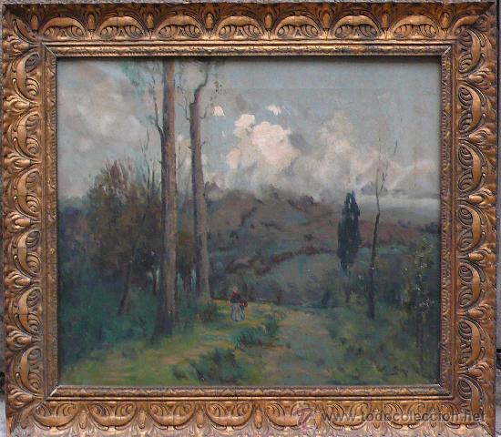 Foto andreu bosch i canals (bcn 1881 1966) paisaje firmado, óleo sobre