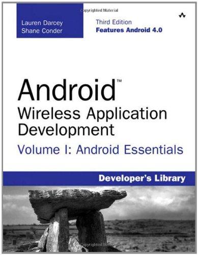 Foto Android Wireless Application Development Volume I: Android Essentials: 1 (Developers Library)