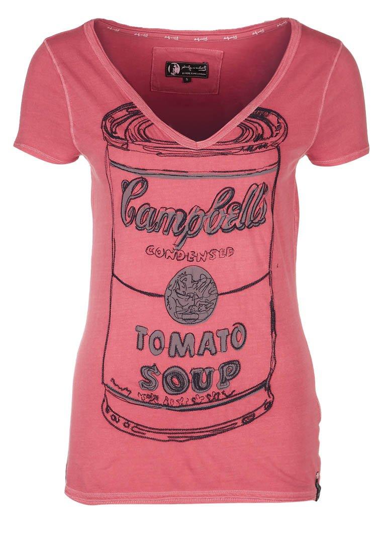 Foto Andy Warhol By Pepe Jeans Rachel Camiseta Print Rojo XS