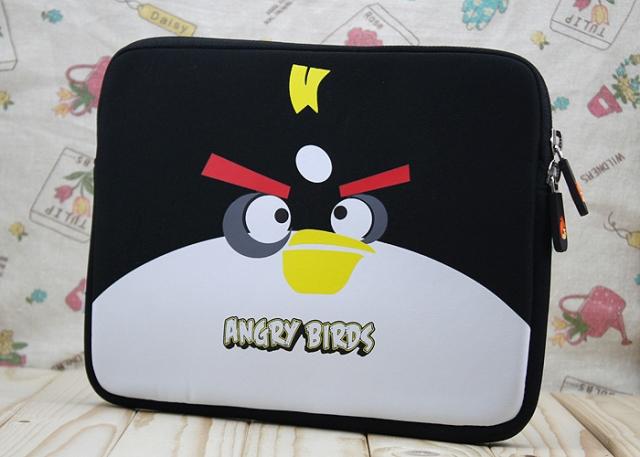 Foto Angry Birds Black Bomber Neoprene Sleeve Carrying Case for all models iPad 1 2 and 3