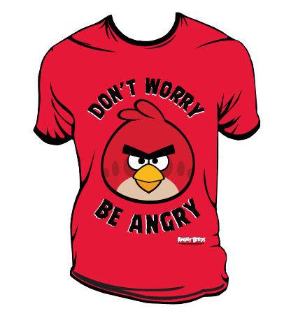 Foto Angry Birds Camiseta Don´T Worry Be Angry Talla Xl