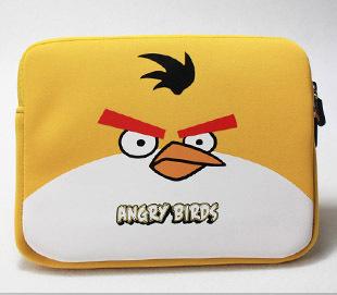 Foto Angry Birds Yellow Bird Neoprene Sleeve Carrying Case for all models iPad 1 2 and 3