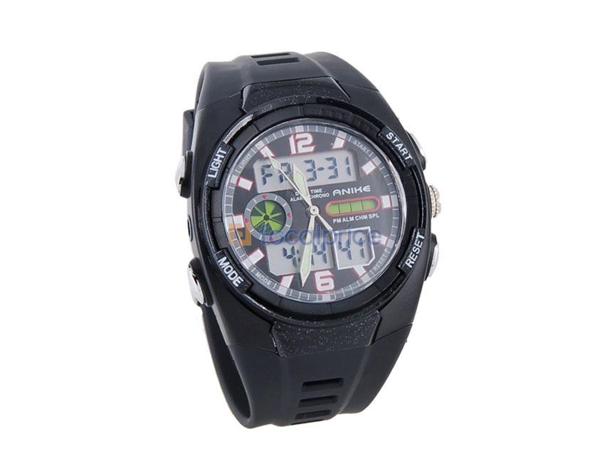 Foto Anike Deportes LED reloj de pulsera (Negro)