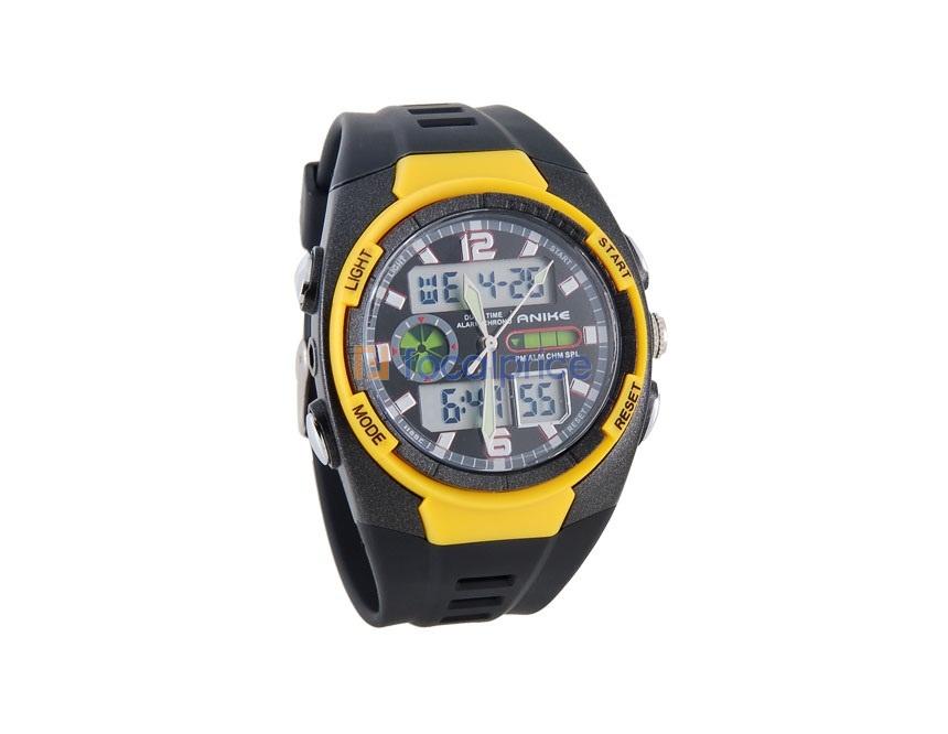 Foto Anike LED Deportes reloj de pulsera (Amarillo)