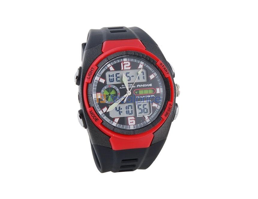 Foto Anike LED Deportes reloj de pulsera (Rojo)