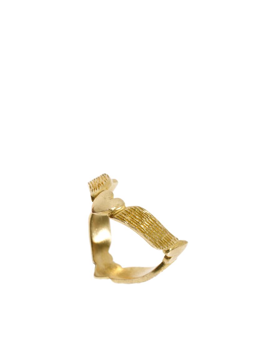 Foto Anillo alado de Malaya Dorado