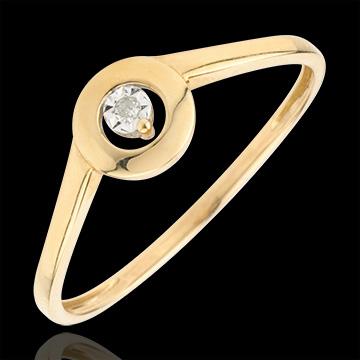 Foto Anillo Aurora oro amarillo y diamante