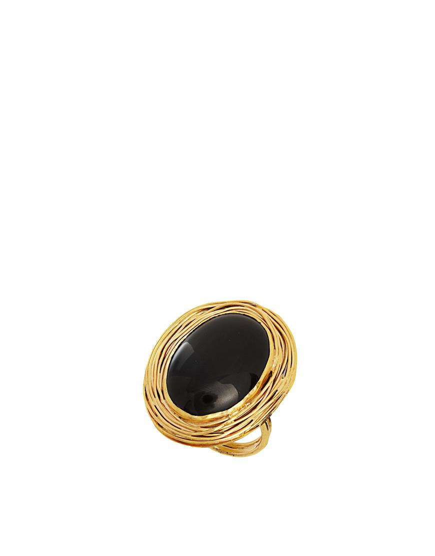 Foto Anillo con alambre enrollado de Ottoman Hands Negro