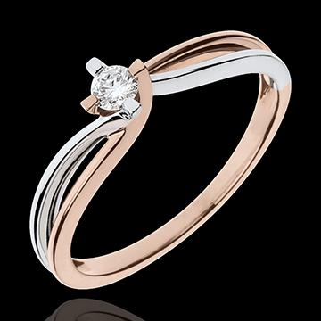 Foto Anillo corona de azúcar oro rosa