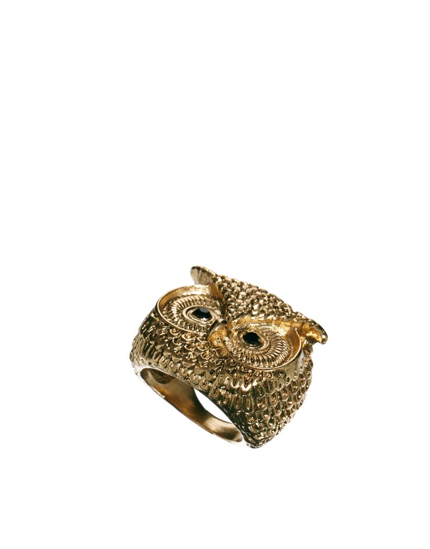 Foto Anillo de búho de And Mary Dorado
