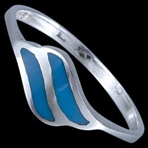 Foto Anillo de plata, esmaltado Tamano: 14