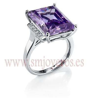 Foto Anillo de Viceroy Jewels en plata de ley rodiada con circo 8009A020-32
