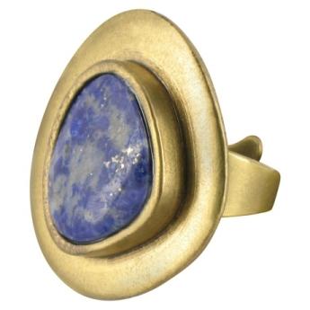 Foto Anillo El Dorado Gema Lapislazuli Nature Bijoux