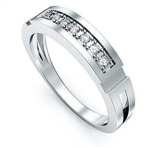 Foto Anillo Oro Blanco y Diamantes