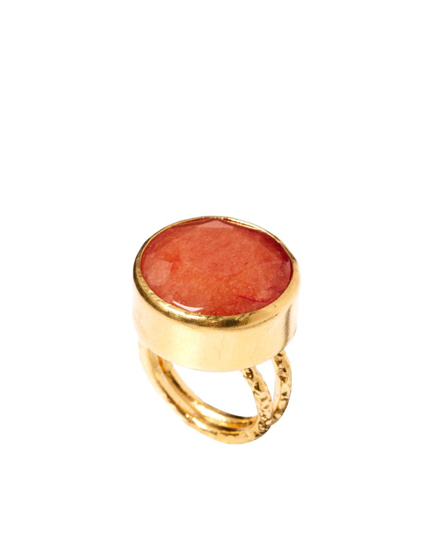 Foto Anillo redondo Rub de Ottoman Hands Naranja