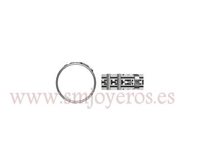 Foto Anillo Tommy Hilfiger colección Classic Signature blanco co TH2700031C